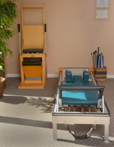 Pilates Reformer and High Chair